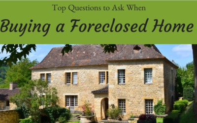 Questions to Ask When Buying a Foreclosed Home