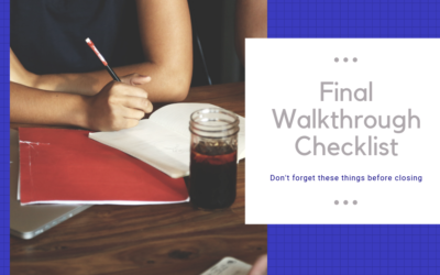 A Final Home Walk Through Before Closing Checklist