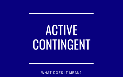 What Does Active Contingent Mean?