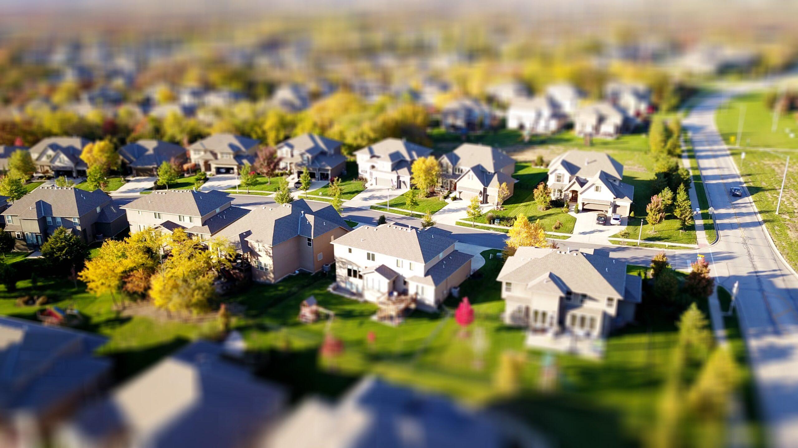 houses in a model town